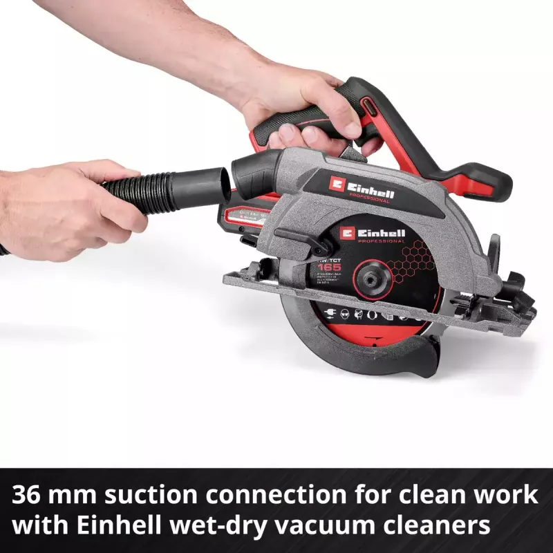 Belaidis diskinis pjūklas EINHELL Professional TP-CS 18/165 Li BL, 18 V, solo (be akumuliatoriaus ir įkroviklio)