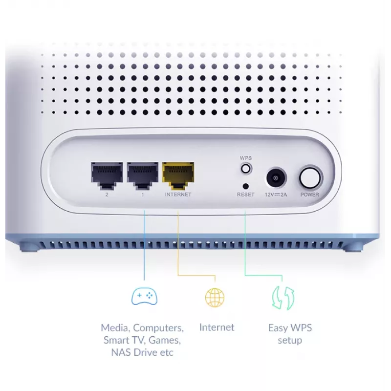 D-Link EAGLE PRO AI AX3200 tinklo sistema (2 vnt.), balta