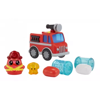 MGA Entertainment DohKins Gaisrinis automobilis ir ugniagesys – modelino rinkinys, įvairiaspalvis, vaikams nuo 3 metų
