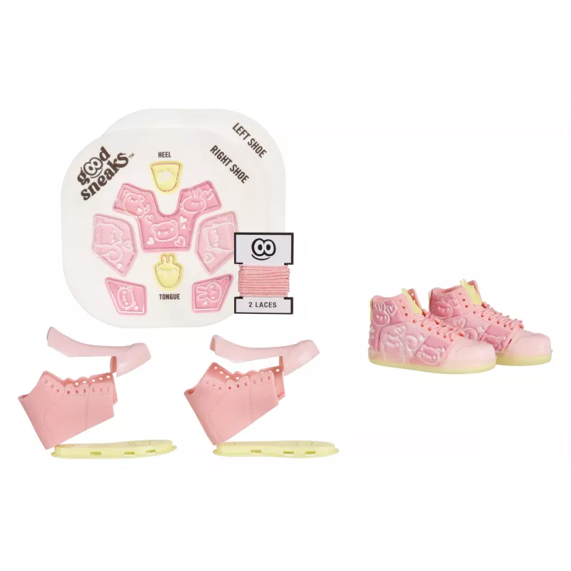 Miniverse Make It Mini Sneakers PDQ – miniatiūrinių sportbačių rinkinys, 8 m., įvairiaspalvis, plastikas