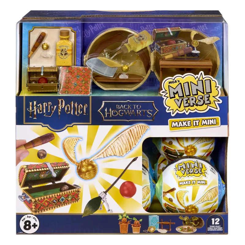 Miniverse Make It Mini Harry Potter Back to Hogwarts in PDQ, 8 m., Haris Poteris, Įvairiaspalvis, Plastikas