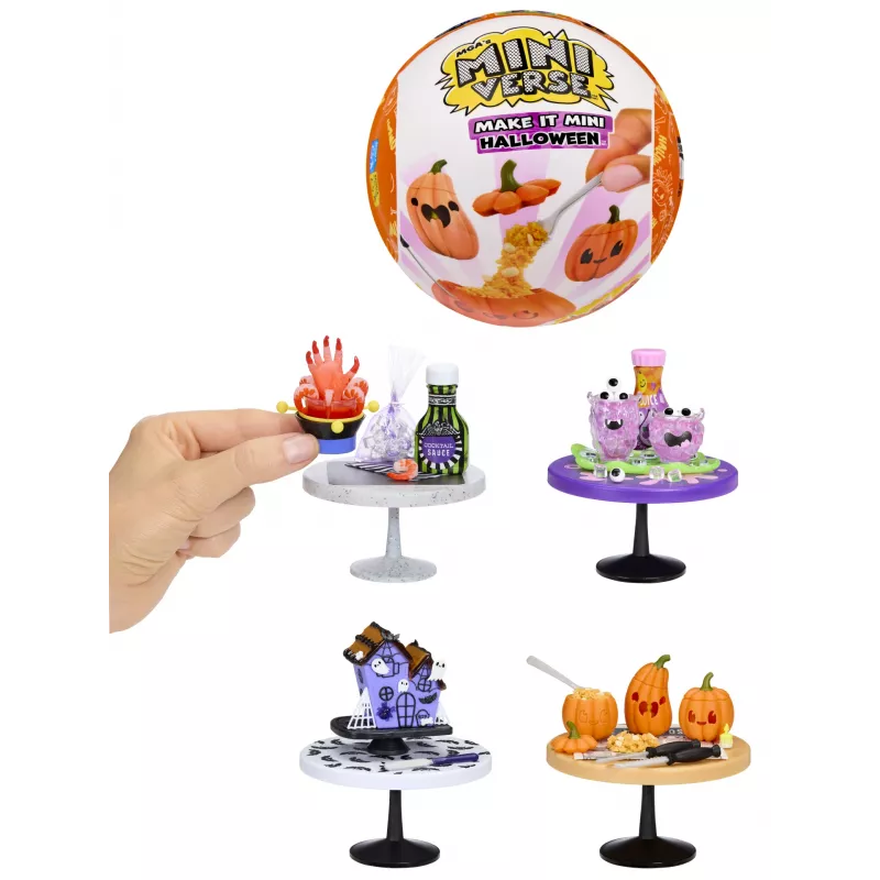 Miniverse MGA's – Make It Mini Halloween PDQ, 8 metų, Helovinas, Įvairiaspalvis, Plastikas