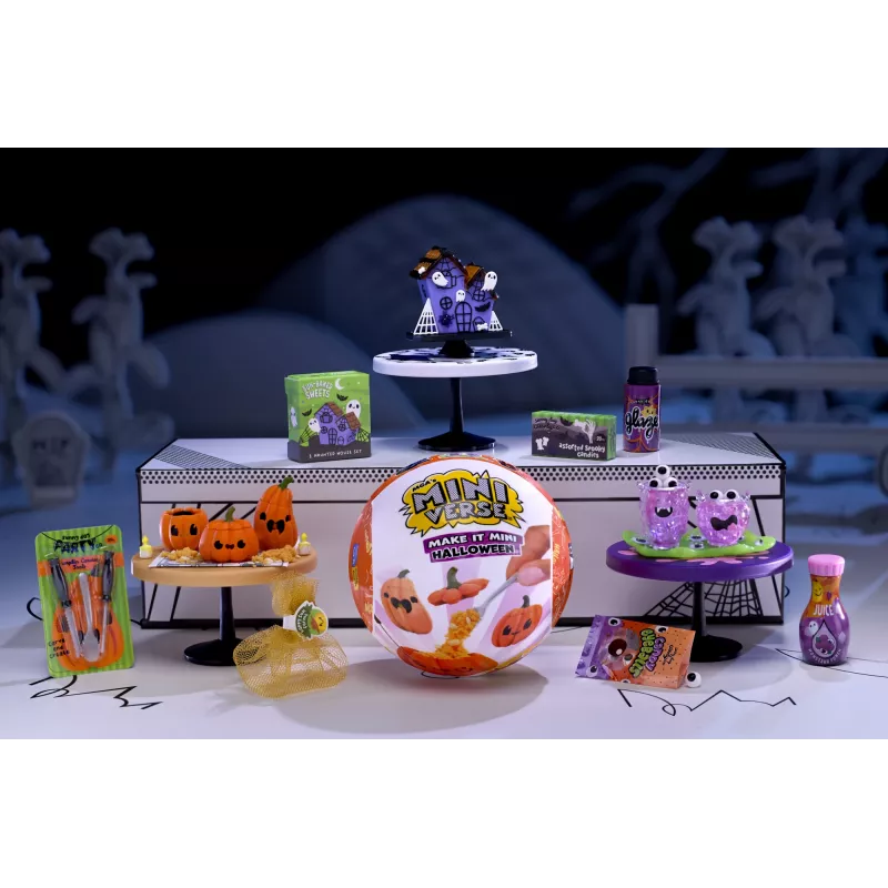 Miniverse MGA's – Make It Mini Halloween PDQ, 8 metų, Helovinas, Įvairiaspalvis, Plastikas