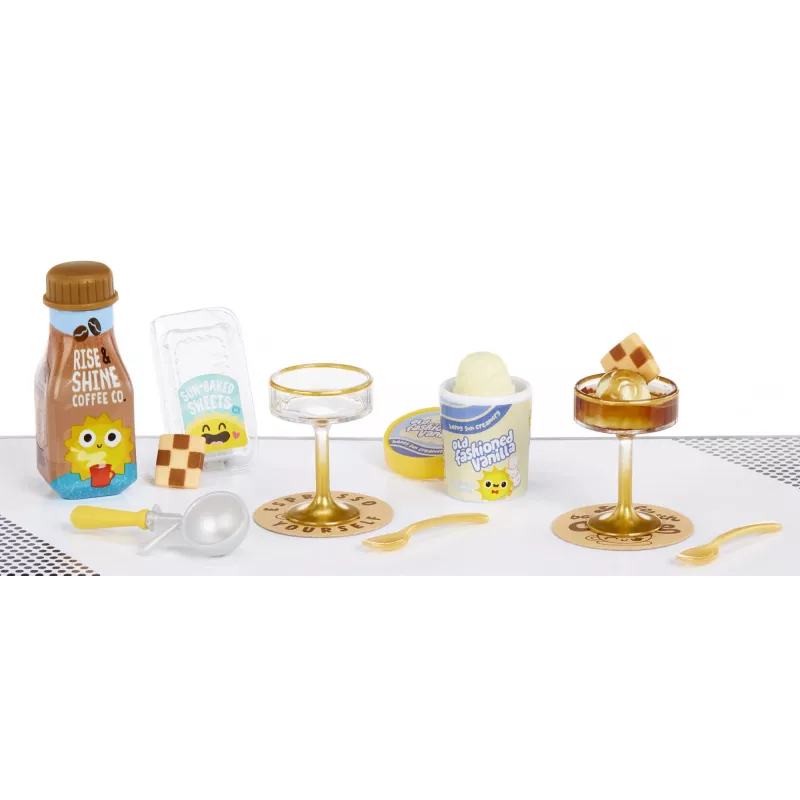 Miniverse Make It Mini Foods: Cafe in PDQ Series 5 (Wave A) – mini rinkinys, 8 m., įvairiaspalvis, plastikas