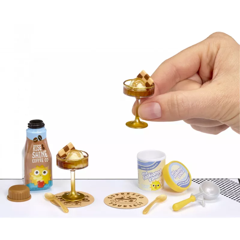 Miniverse Make It Mini Foods: Cafe in PDQ Series 5 (Wave A) – mini rinkinys, 8 m., įvairiaspalvis, plastikas