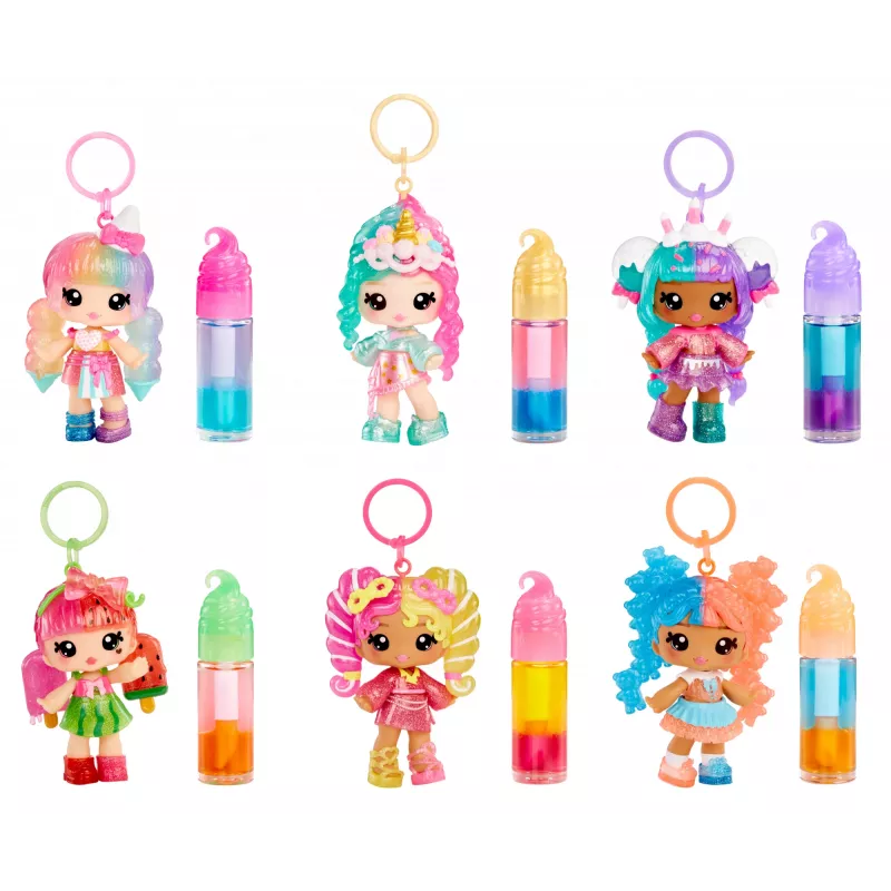 MGA Entertainment Yummiland paslaptingas lūpų blizgesio lėlė – Carly Cakepop