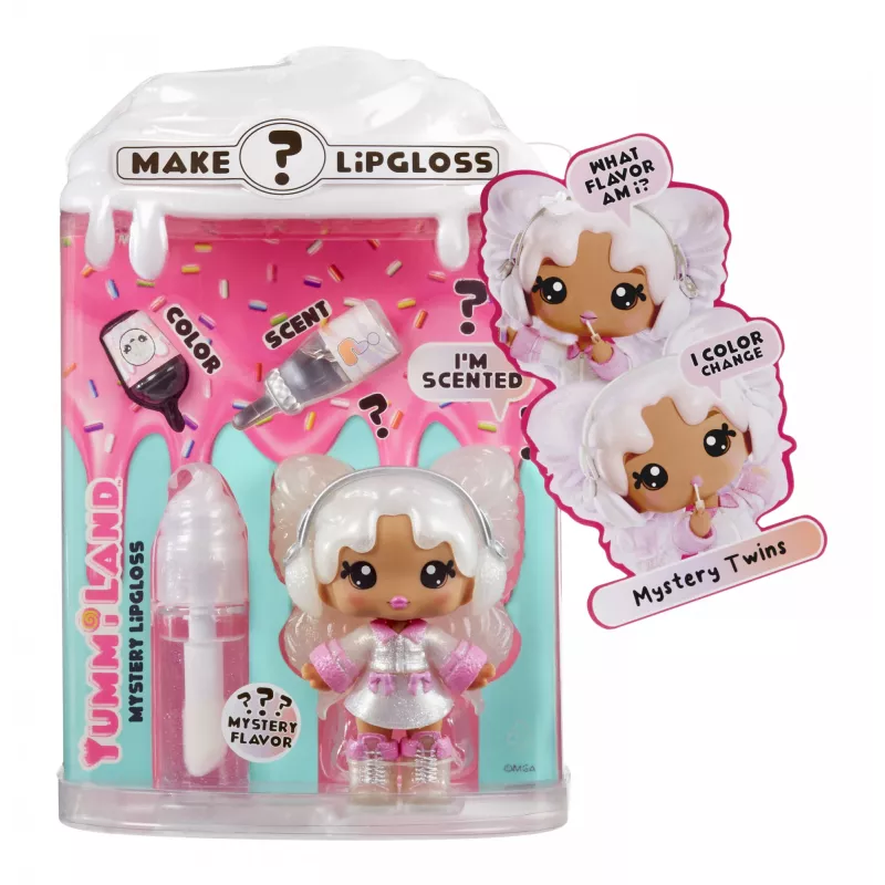 MGA Entertainment Yummiland lūpų blizgesio lėlė 2 serija – Mystery Chase 1 (Sprinkles / Ava Ice Cream)