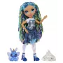 Rainbow High Rainbow Shimmers su gleivėmis mados lėlė – Skyler (mėlyna)
