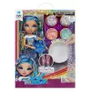 Rainbow High Rainbow Shimmers su gleivėmis mados lėlė – Skyler (mėlyna)