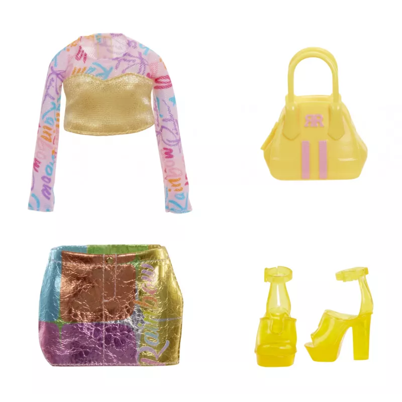Rainbow High My Fashion Style Lėlė Sunny – mados lėlė, 28 cm, įvairiaspalvė