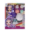 Rainbow High Rainbow Shimmers su gleivėmis mados lėlė - Violet (violetinė)