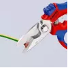 Knipex 95 05 20 SB replės, nerūdijantis plienas, plastikinė rankena, mėlyna/raudona