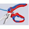 Knipex 95 05 20 SB replės, nerūdijantis plienas, plastikinė rankena, mėlyna/raudona