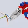 Knipex 95 05 20 SB replės, nerūdijantis plienas, plastikinė rankena, mėlyna/raudona