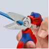 Knipex 95 05 20 SB replės, nerūdijantis plienas, plastikinė rankena, mėlyna/raudona