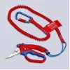 Knipex 95 05 20 SB replės, nerūdijantis plienas, plastikinė rankena, mėlyna/raudona