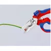 Knipex 95 05 20 SB replės, nerūdijantis plienas, plastikinė rankena, mėlyna/raudona