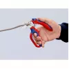 Knipex 95 05 20 SB replės, nerūdijantis plienas, plastikinė rankena, mėlyna/raudona