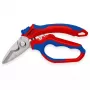Knipex 95 05 20 SB replės, nerūdijantis plienas, plastikinė rankena, mėlyna/raudona