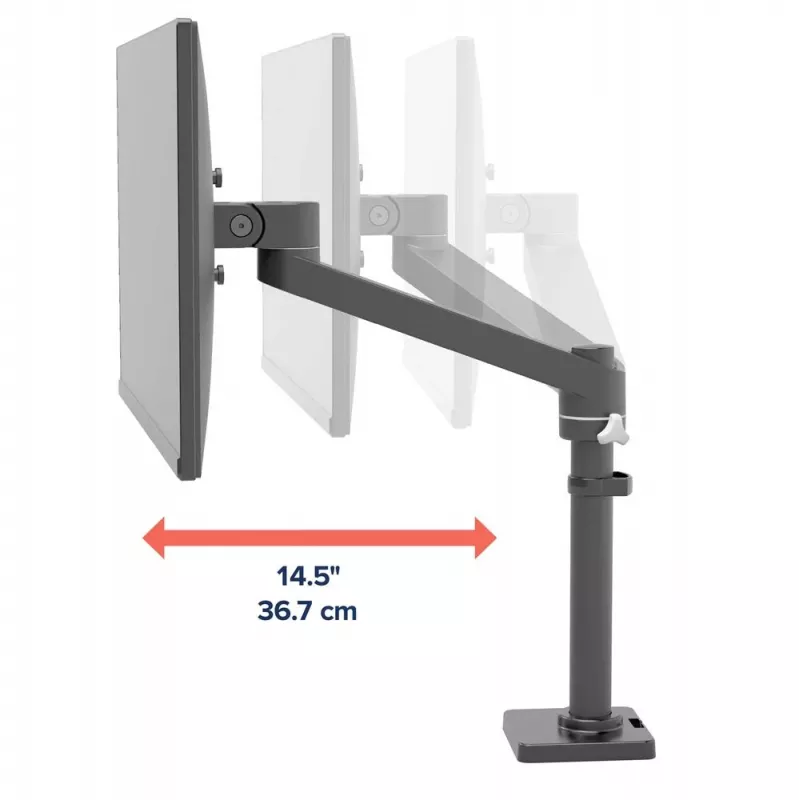 ERGOTRON NX Monitor Laikiklis - matinė juoda