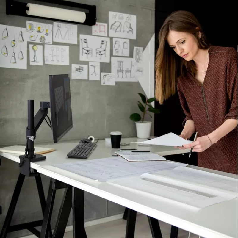 ERGOTRON NX Monitor Laikiklis - matinė juoda