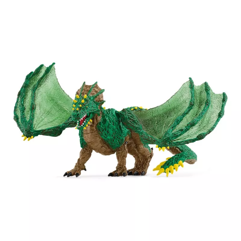 Schleich ELDRADOR CREATURES Džiunglių drakonas 70791S Ruda Žalia Geltona