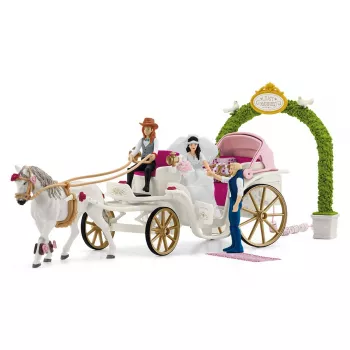 Vestuvinis vežimas Schleich HORSE CLUB 42641S įvairiaspalvis