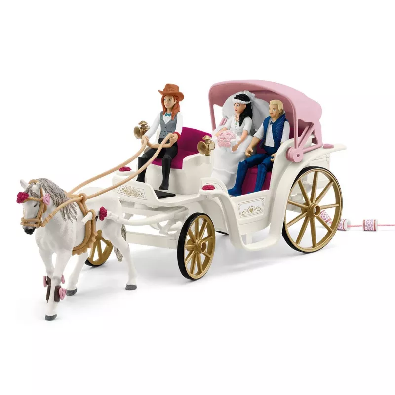 Vestuvinis vežimas Schleich HORSE CLUB 42641S įvairiaspalvis