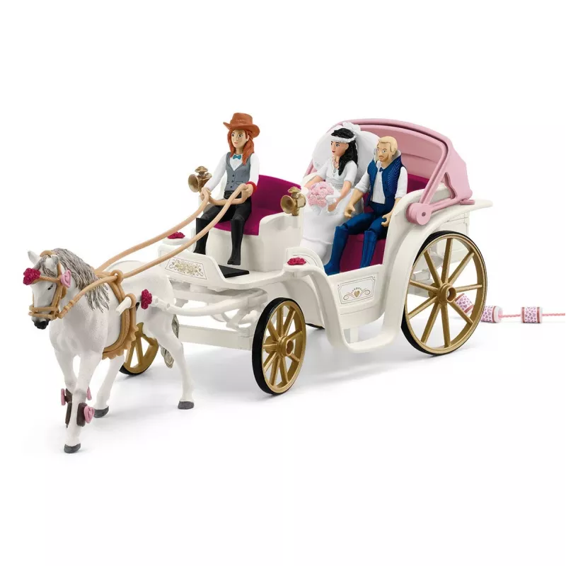 Vestuvinis vežimas Schleich HORSE CLUB 42641S įvairiaspalvis