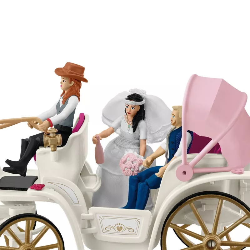 Vestuvinis vežimas Schleich HORSE CLUB 42641S įvairiaspalvis