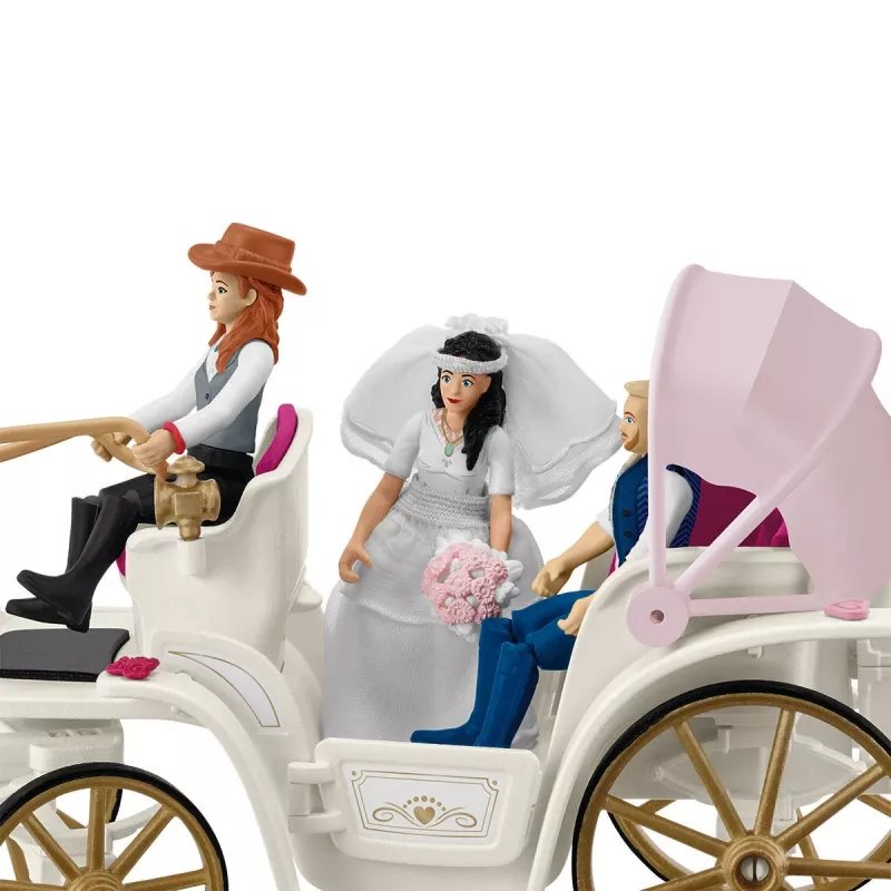 Vestuvinis vežimas Schleich HORSE CLUB 42641S įvairiaspalvis