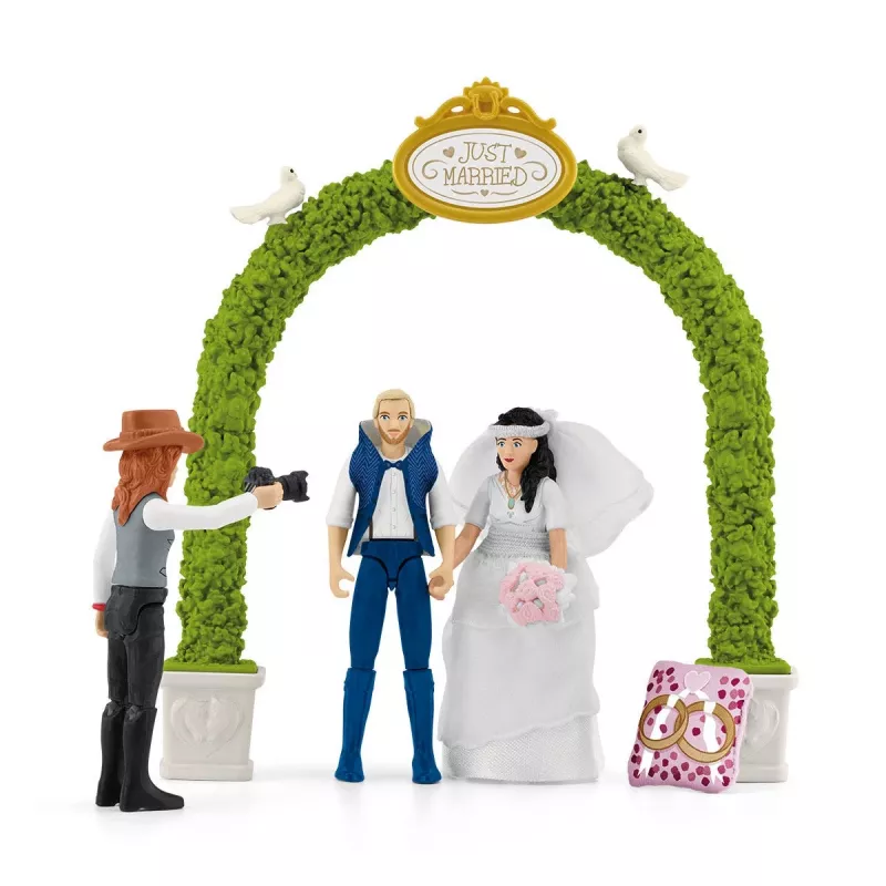 Vestuvinis vežimas Schleich HORSE CLUB 42641S įvairiaspalvis