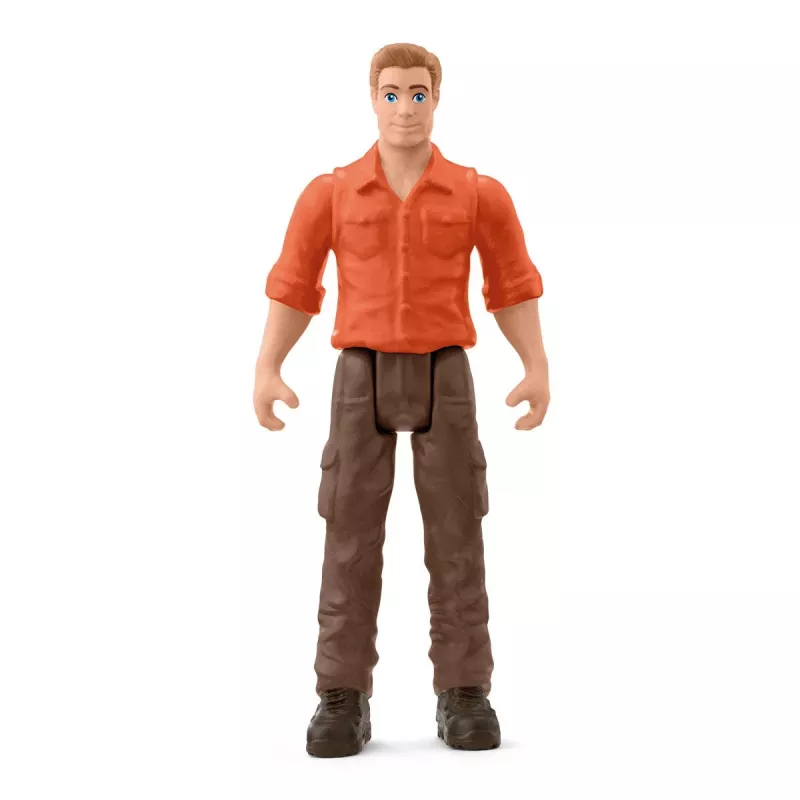 schleich FARM WORLD Darbas Miške – ūkio komplektas su ūkininku Pauliumi ir visureigiu