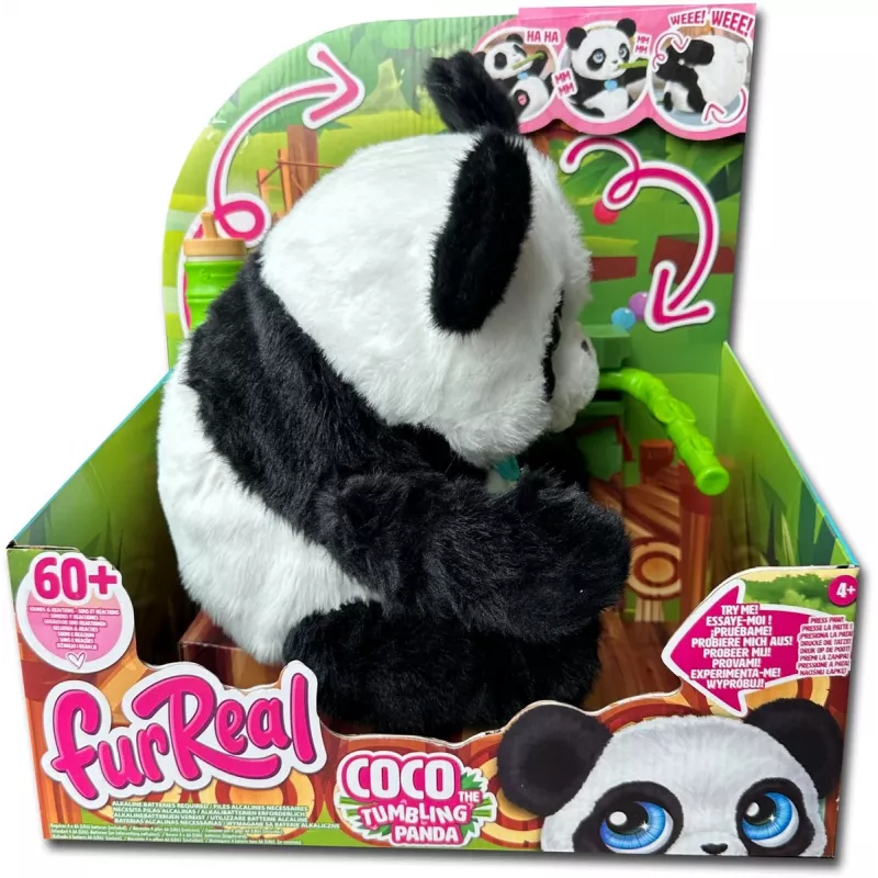 Just Play FurReal – Coco De Rollende Panda, berniukams/mergaitėms, nuo 4 metų, garsiniai efektai