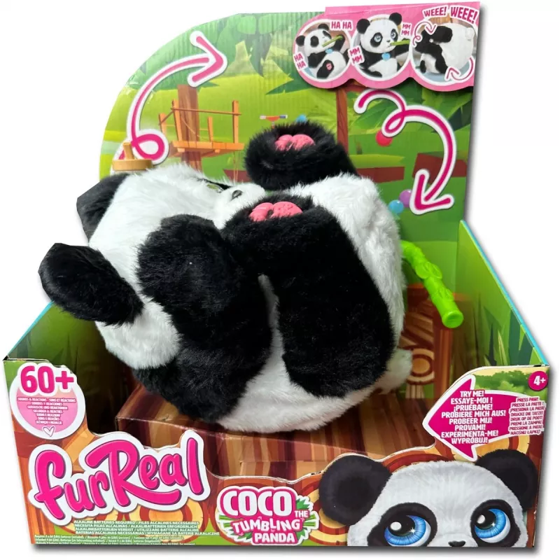 Just Play FurReal – Coco De Rollende Panda, berniukams/mergaitėms, nuo 4 metų, garsiniai efektai