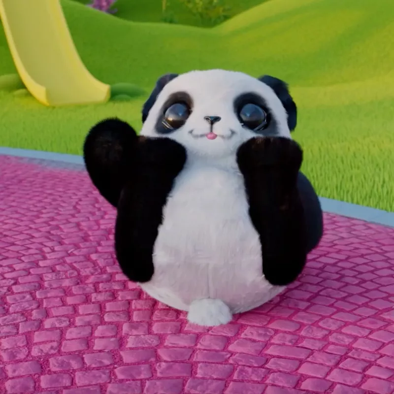 Just Play FurReal – Coco De Rollende Panda, berniukams/mergaitėms, nuo 4 metų, garsiniai efektai