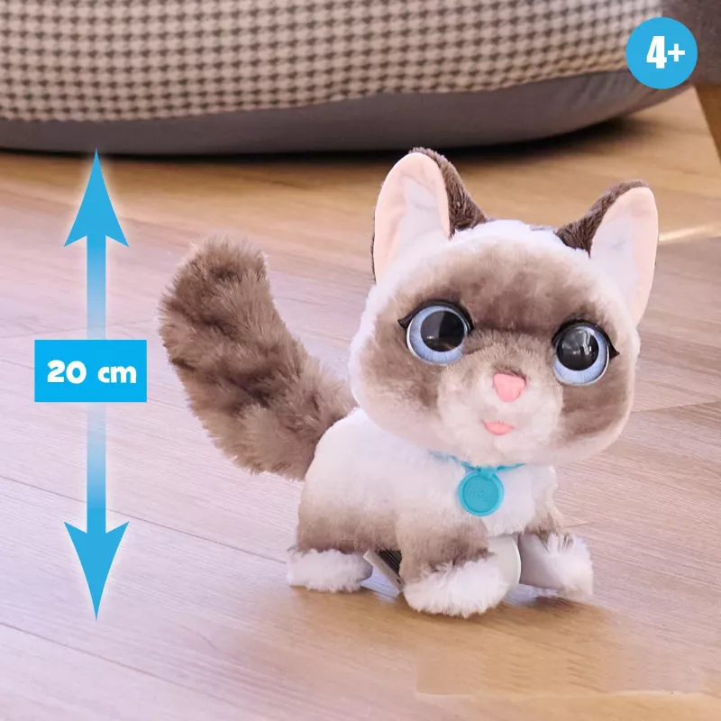 FurReal Wag-a-lots Kitty – interaktyvus katinėlis, berniukas/mergaitė, 4 m., garsas