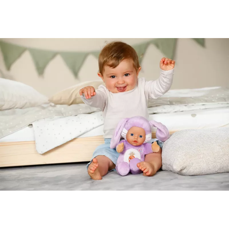 Zapf BABY born for babies Funny Bunny 26 cm – minkštas zuikis lėlei