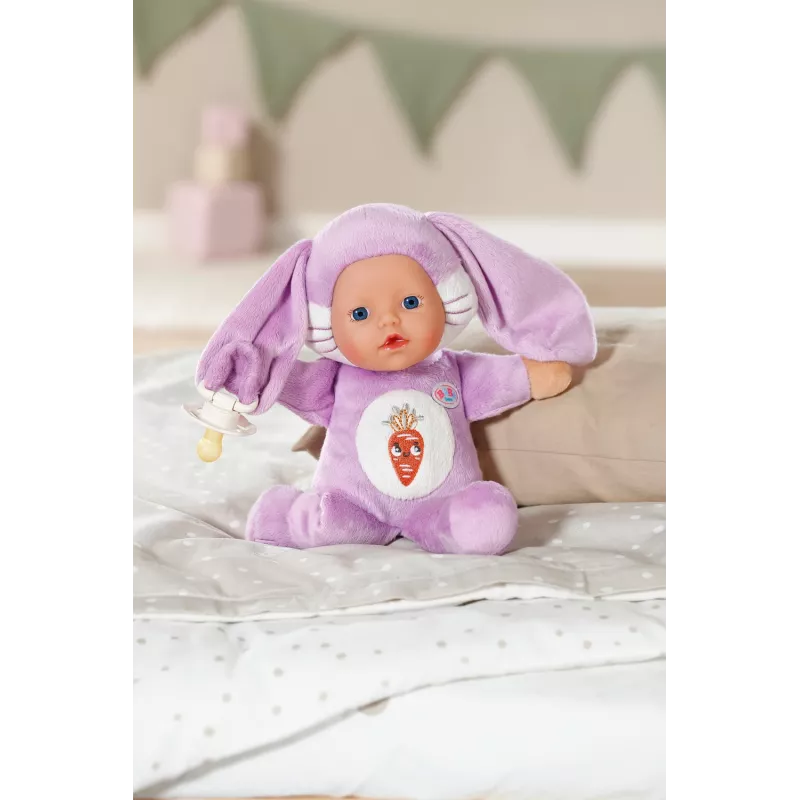 Zapf BABY born for babies Funny Bunny 26 cm – minkštas zuikis lėlei