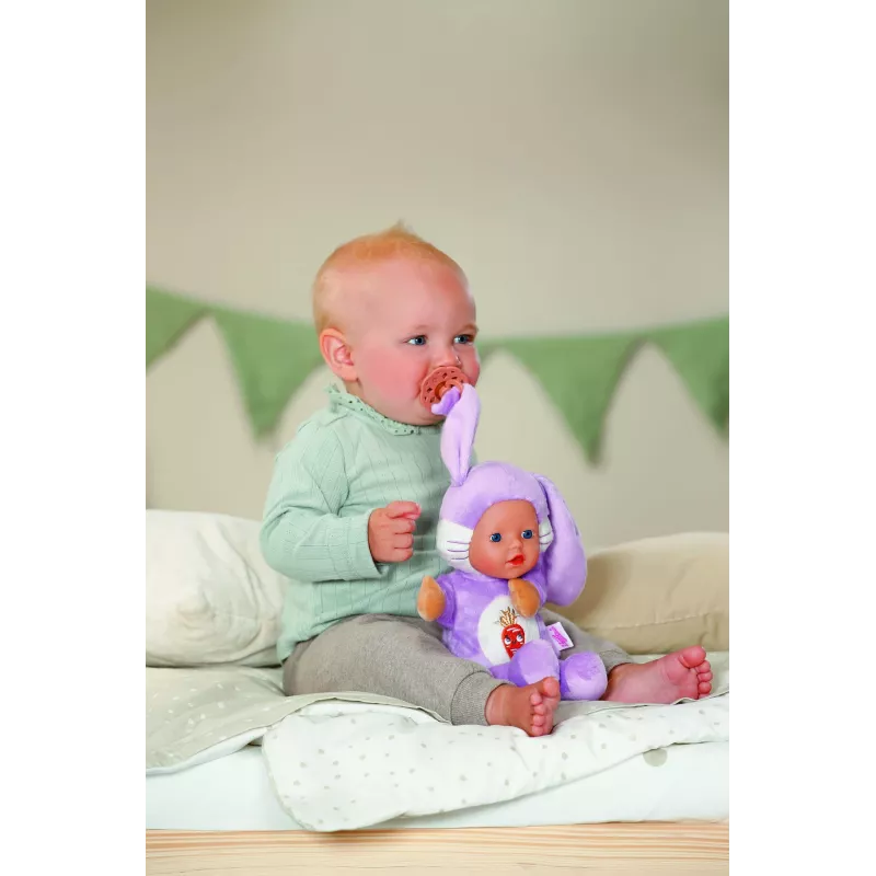 Zapf BABY born for babies Funny Bunny 26 cm – minkštas zuikis lėlei