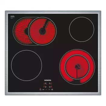 Siemens ET645HN17E elektrinė keraminė kaitlentė juoda 4 zonos