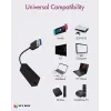 ICY BOX USB 3.0 A tipo į RJ-45 Ethernet prievado adapteris, laidinis, USB, Ethernet, 1000 Mbit/s, juodas