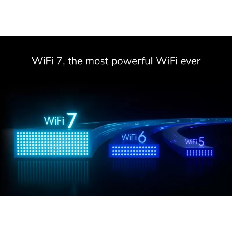 NETGEAR Orbi 370 palydovas – belaidis Wi-Fi 7 (802.11be) dviejų juostų (2,4 GHz / 5 GHz) baltas, vidinė antena