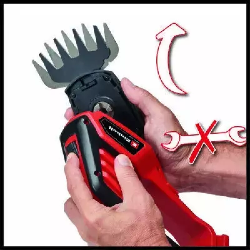 Belaidės žoliapjovės-žirklinės Einhell GE-CG 18/100 Li T-Solo 10 cm 18 V