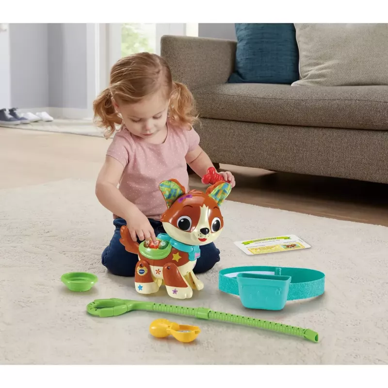 Interaktyvus žaislas šuniukas VTech Run With Me Puppy 80-552564 su garsais ir judesiu
