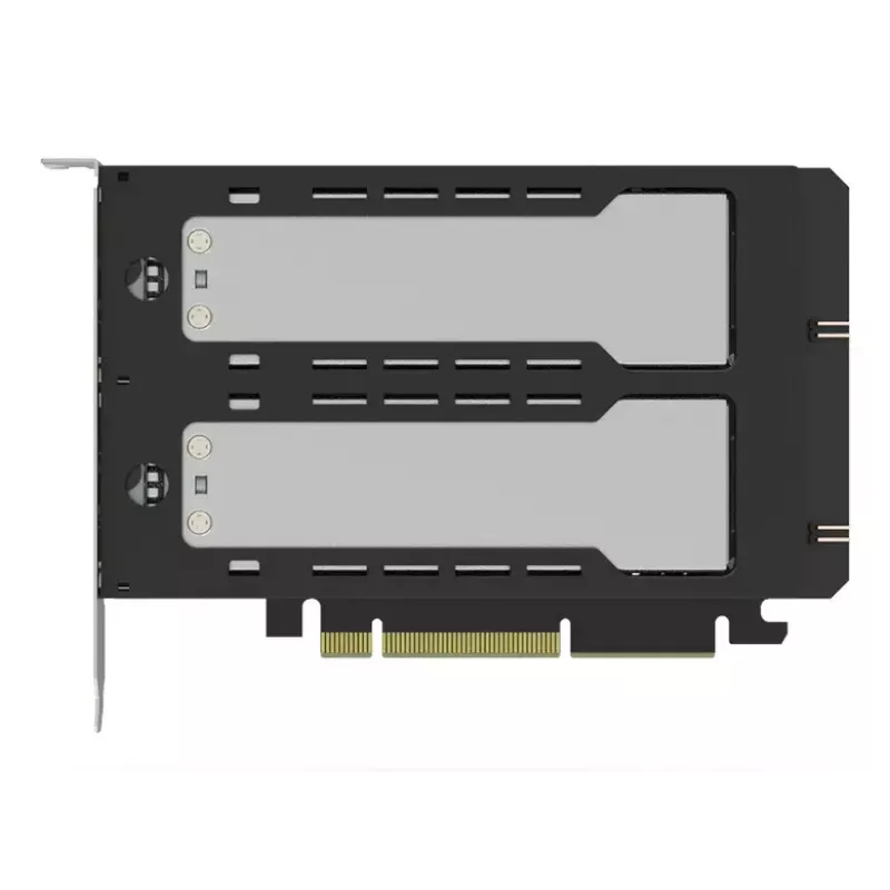 Icy Dock ExpressSlot Elite MB842MP-B – PCIe karštojo keitimo 2,5 colio diskų adapterio kortelė, juoda/sidabrinė