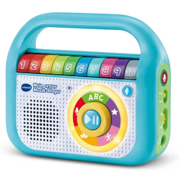 VTech Baby Mano pirmasis muzikos grotuvas, muzikinis žaislas, 2-5 m., AA, 480 g, mėlyna, balta