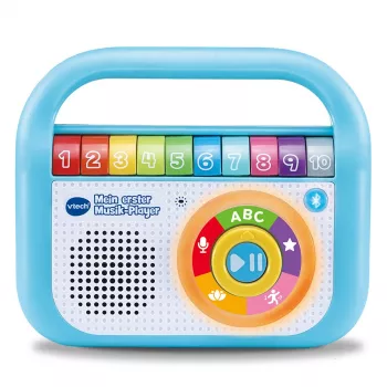 VTech Baby Mano pirmasis muzikos grotuvas, muzikinis žaislas, 2-5 m., AA, 480 g, mėlyna, balta