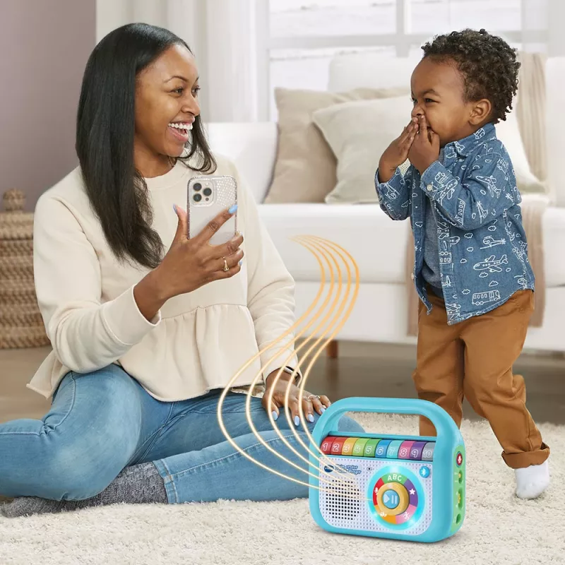 VTech Baby Mano pirmasis muzikos grotuvas, muzikinis žaislas, 2-5 m., AA, 480 g, mėlyna, balta