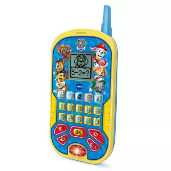 Vaikiškas telefonas VTech PAW Patrol Lernhandy – nuo 2 metų, mėlynas/geltonas, 140 g